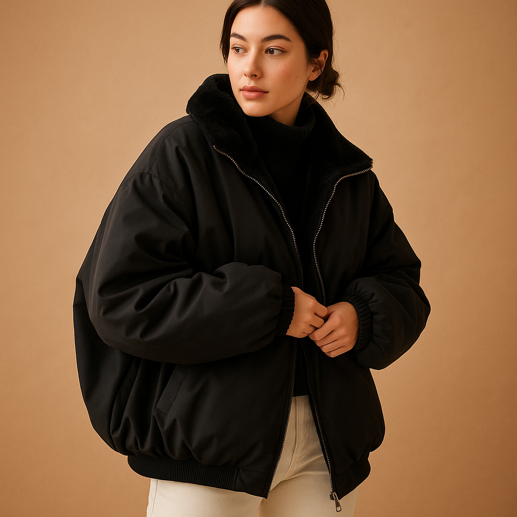 Women's Short Winter Jacket | Warm Comfortable Cut