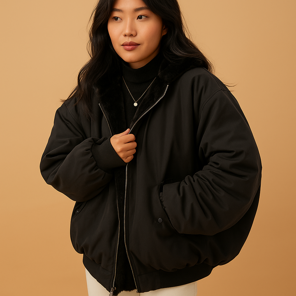 Women's Short Winter Jacket | Warm Comfortable Cut