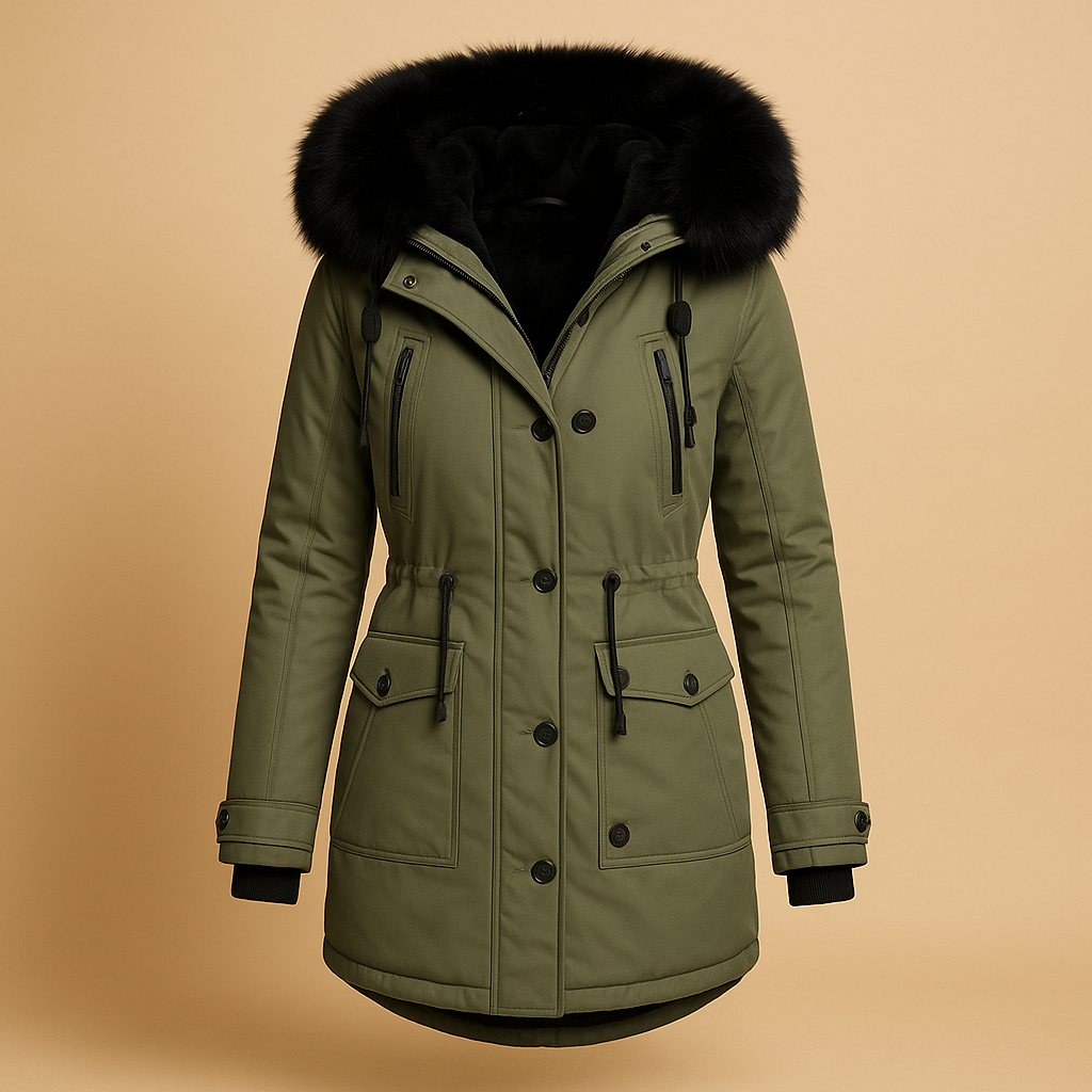 Women's Coat | Long Waterproof Winter Cut