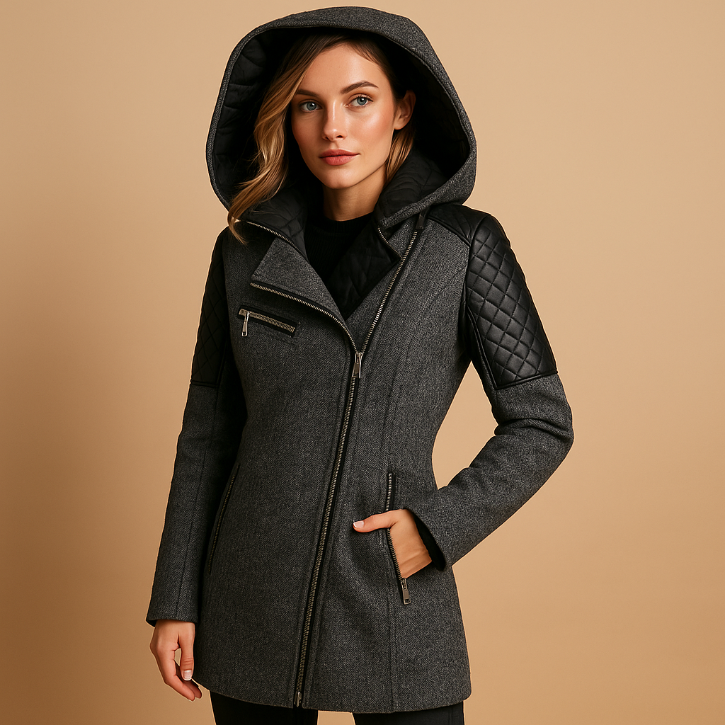 Women's Coat | Long with Hood
