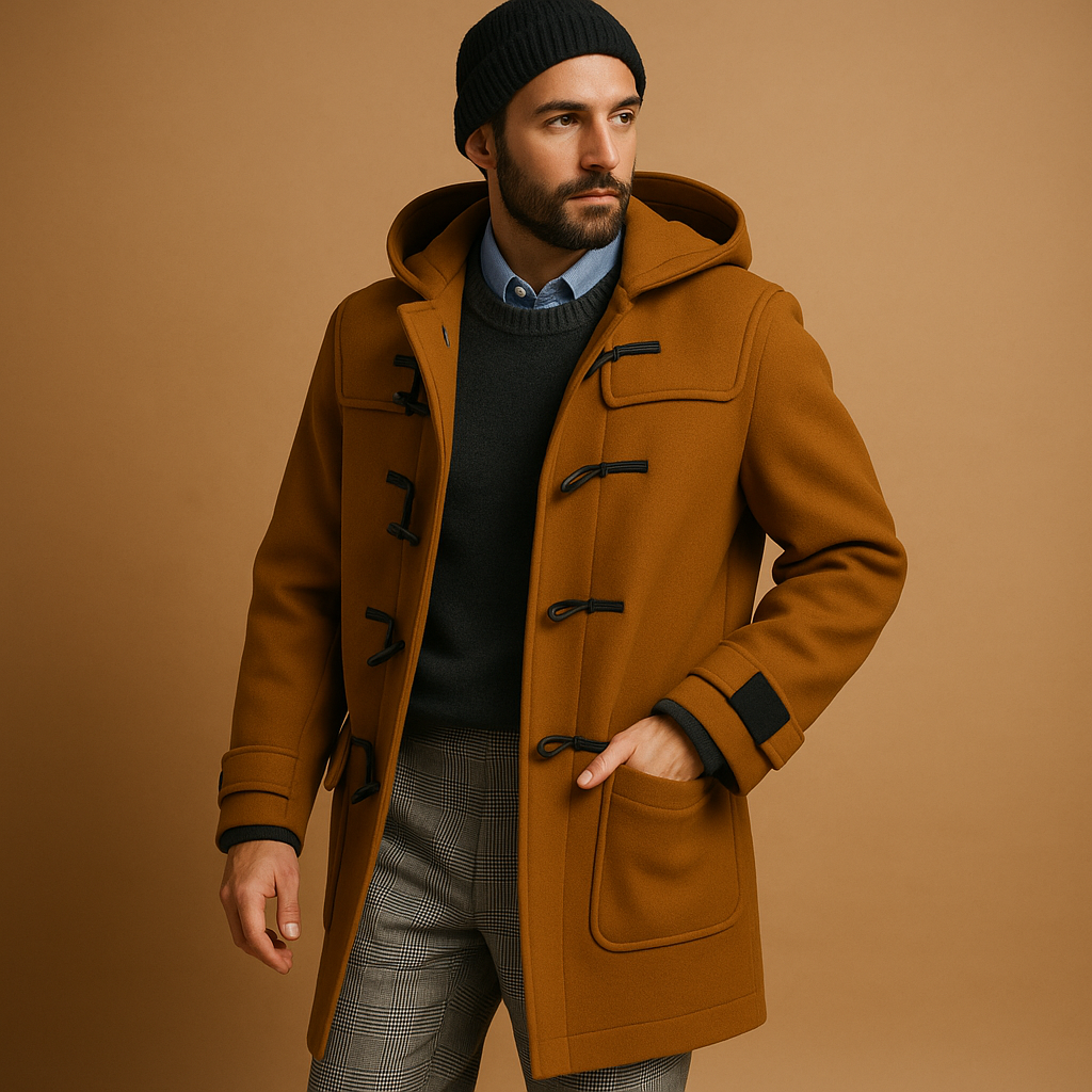 Men's Long Winter Coat | Warm Quilted Winter Jacket