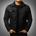 Lightweight Denim Structured Fit Jacket for Men | Spring Layering Outerwear