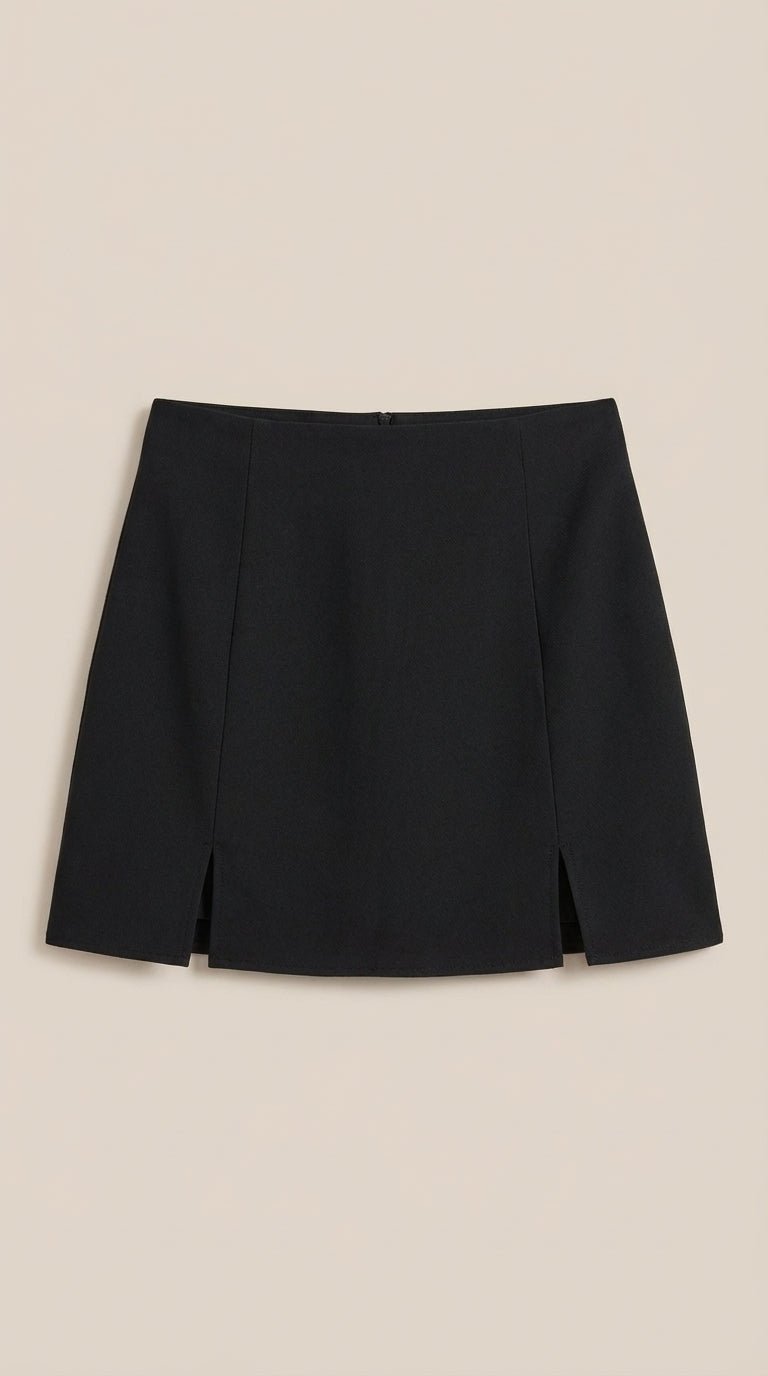 High Waist Mini Skirt for Women with Side Split | Summer Casual