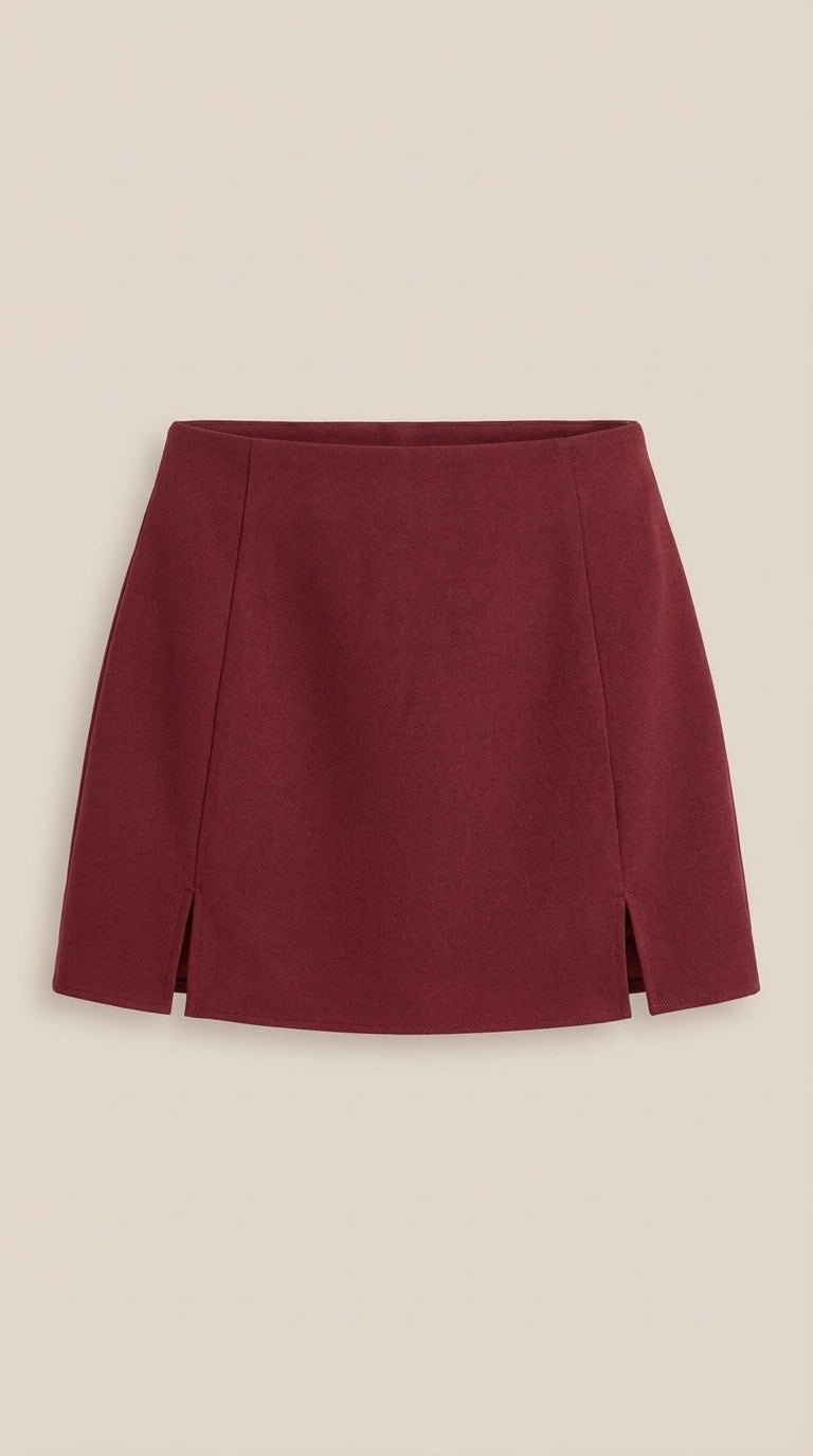 High Waist Mini Skirt for Women with Side Split | Summer Casual