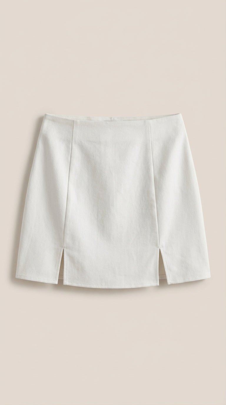 High Waist Mini Skirt for Women with Side Split | Summer Casual