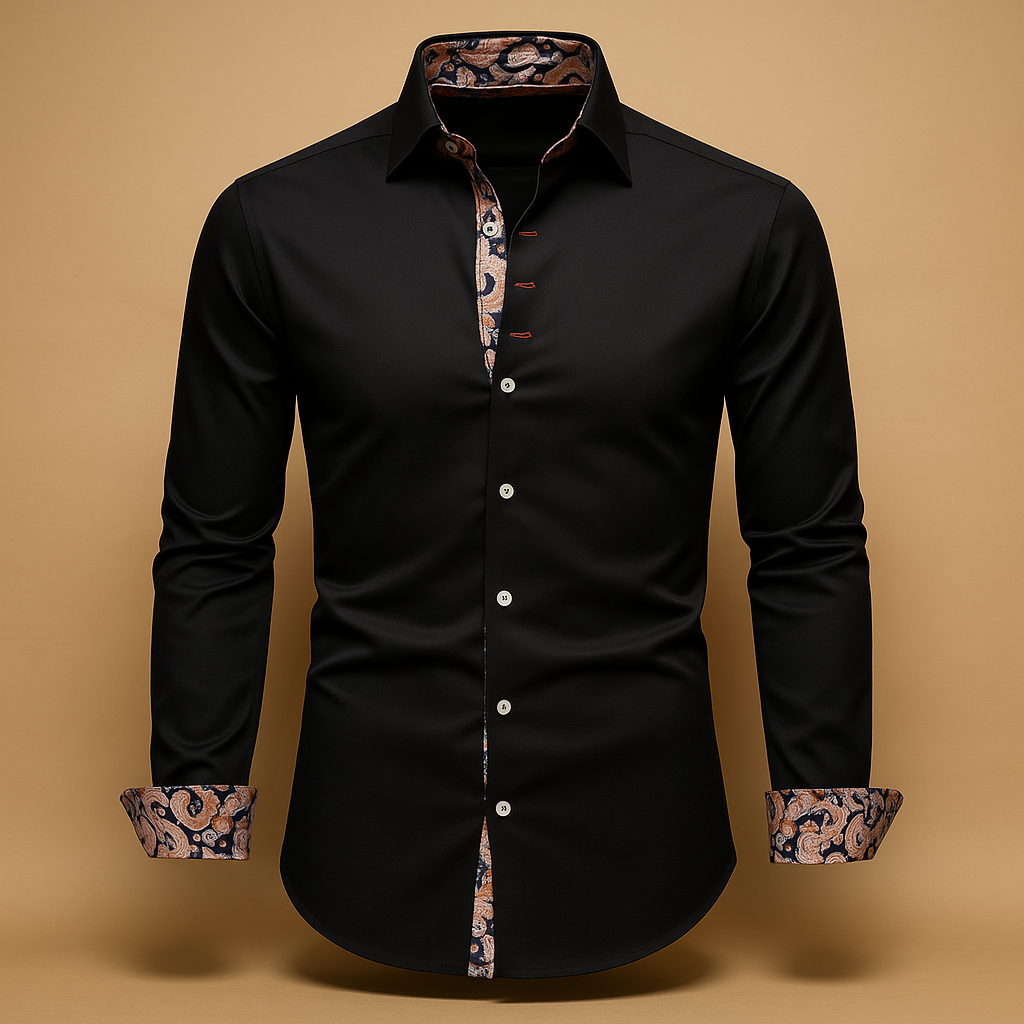 Men's Shirt | Tailored Fit with Long Sleeve Construction