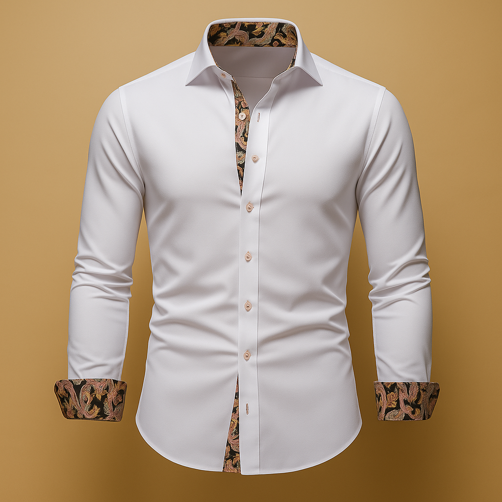 Men's Shirt | Tailored Fit with Long Sleeve Construction