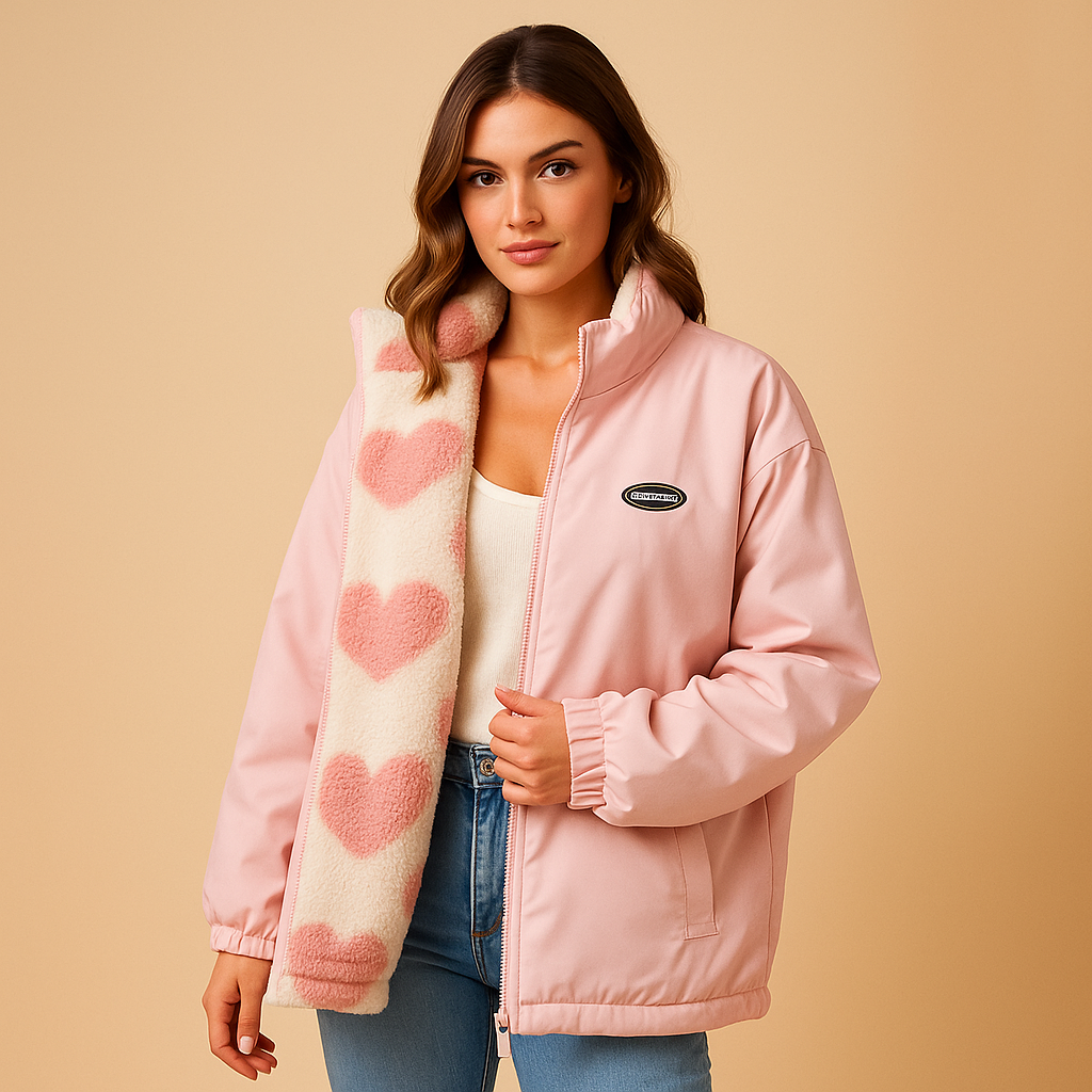 Women's Winter Coat | Reversible Comfortable Cut