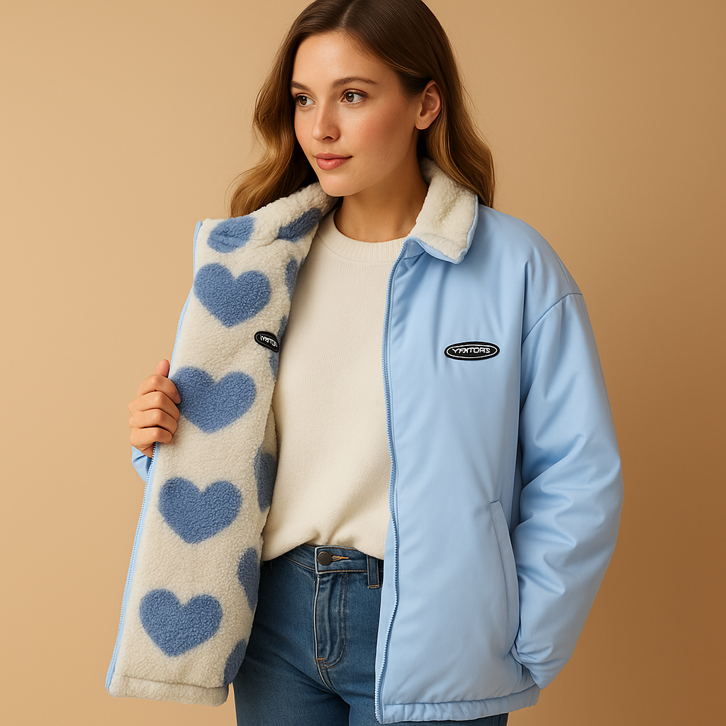 Women's Winter Coat | Reversible Comfortable Cut