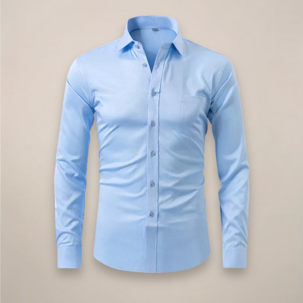 Structured Fit Long Sleeve Shirt for Men | Wrinkle Free