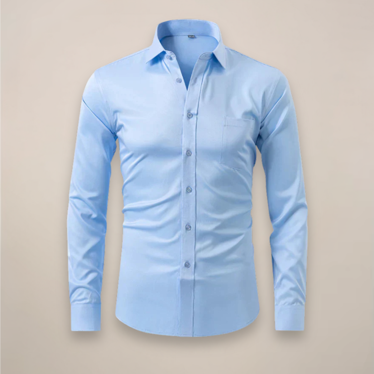 Structured Fit Long Sleeve Shirt for Men | Wrinkle Free