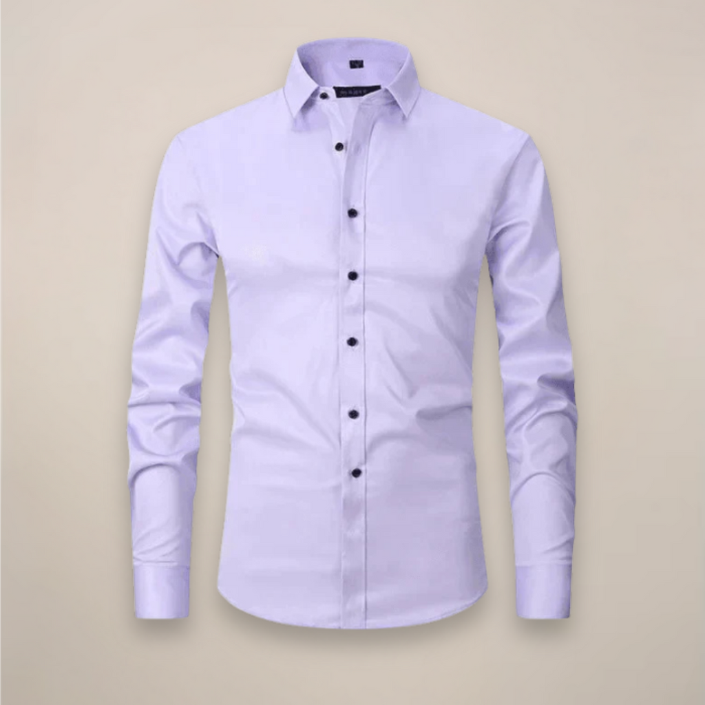 Structured Fit Long Sleeve Shirt for Men | Wrinkle Free