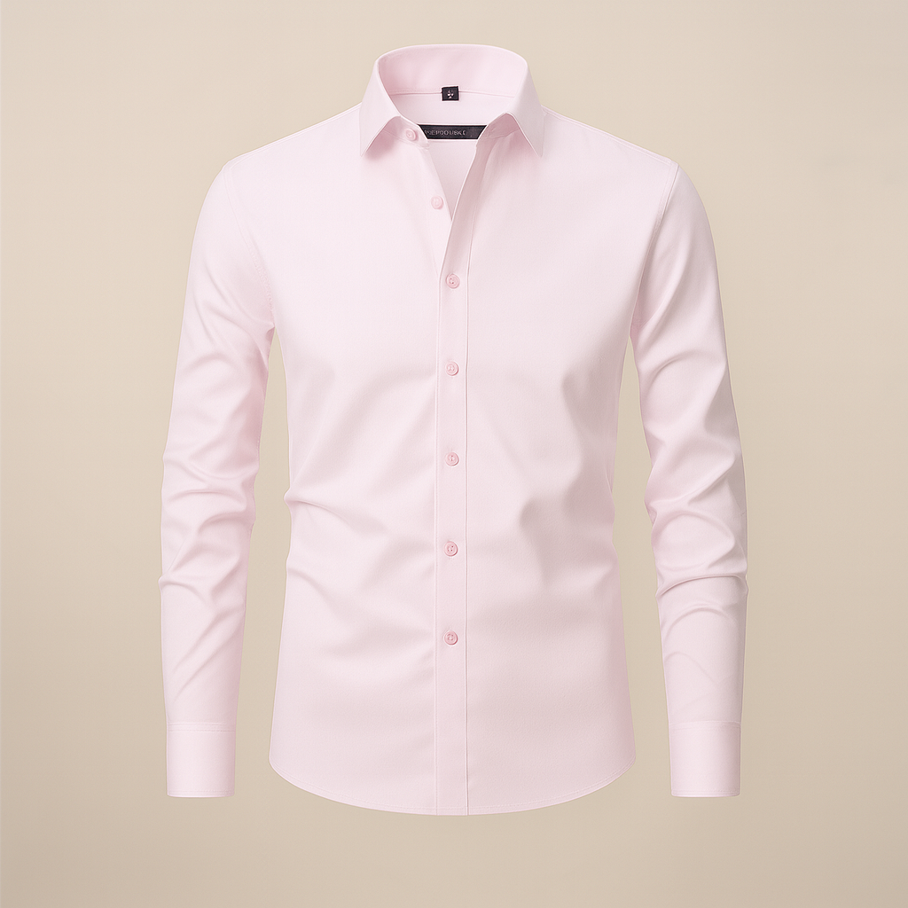 Structured Fit Long Sleeve Shirt for Men | Wrinkle Free
