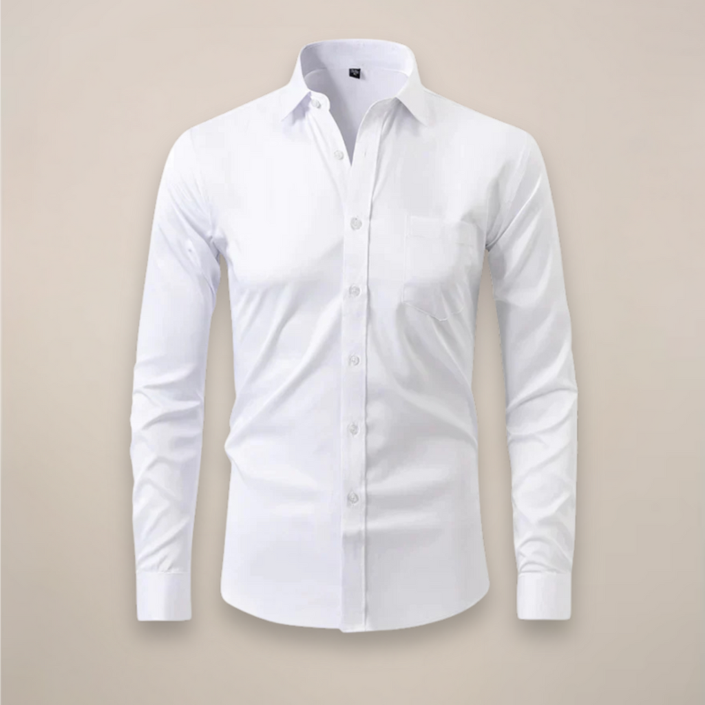 Structured Fit Long Sleeve Shirt for Men | Wrinkle Free