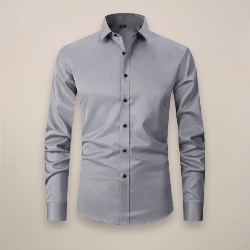 Structured Fit Long Sleeve Shirt for Men | Wrinkle Free