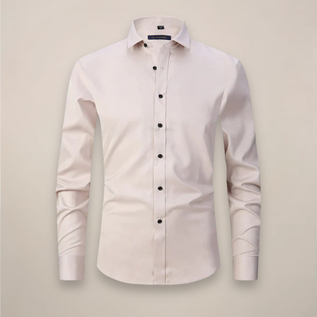 Structured Fit Long Sleeve Shirt for Men | Wrinkle Free