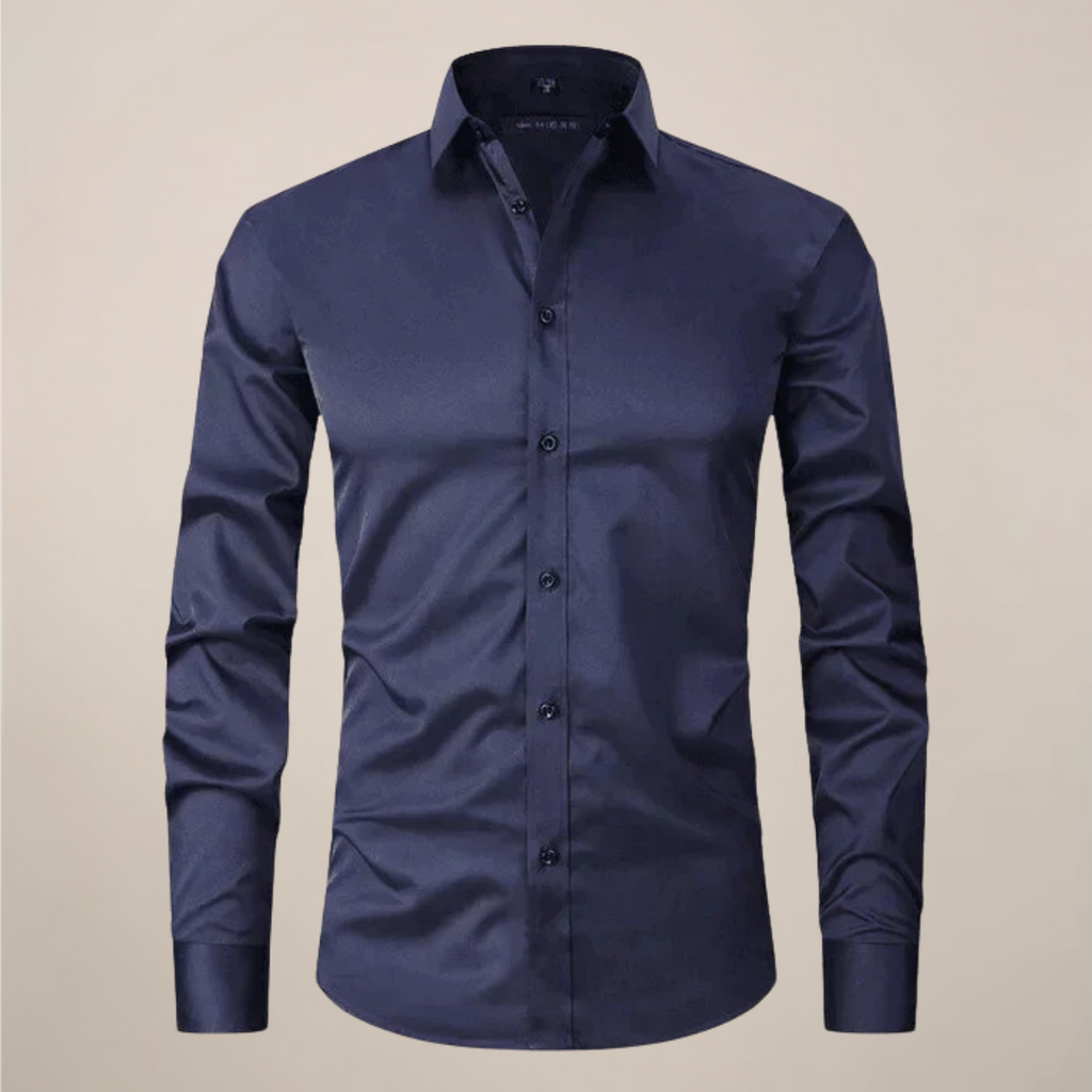 Structured Fit Long Sleeve Shirt for Men | Wrinkle Free