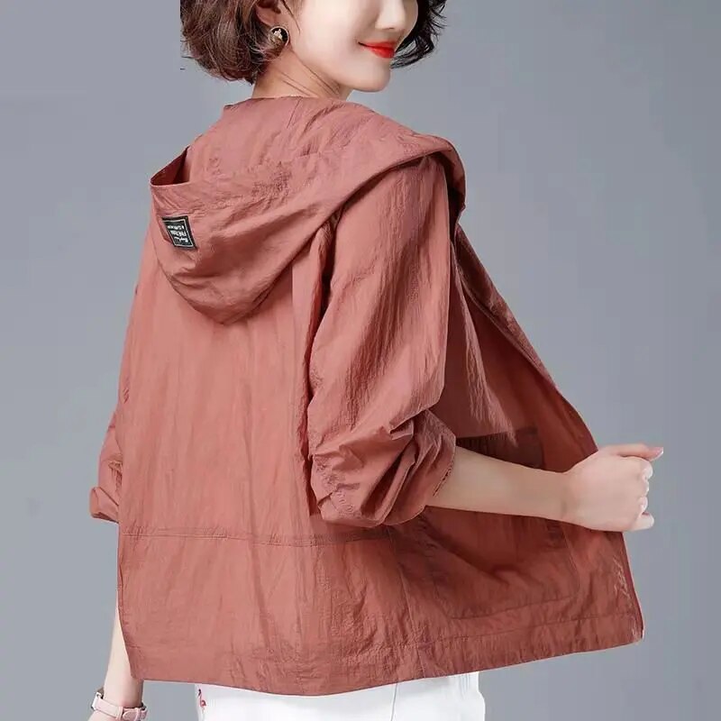 Light Women's Summer Jacket | Hooded Jacket