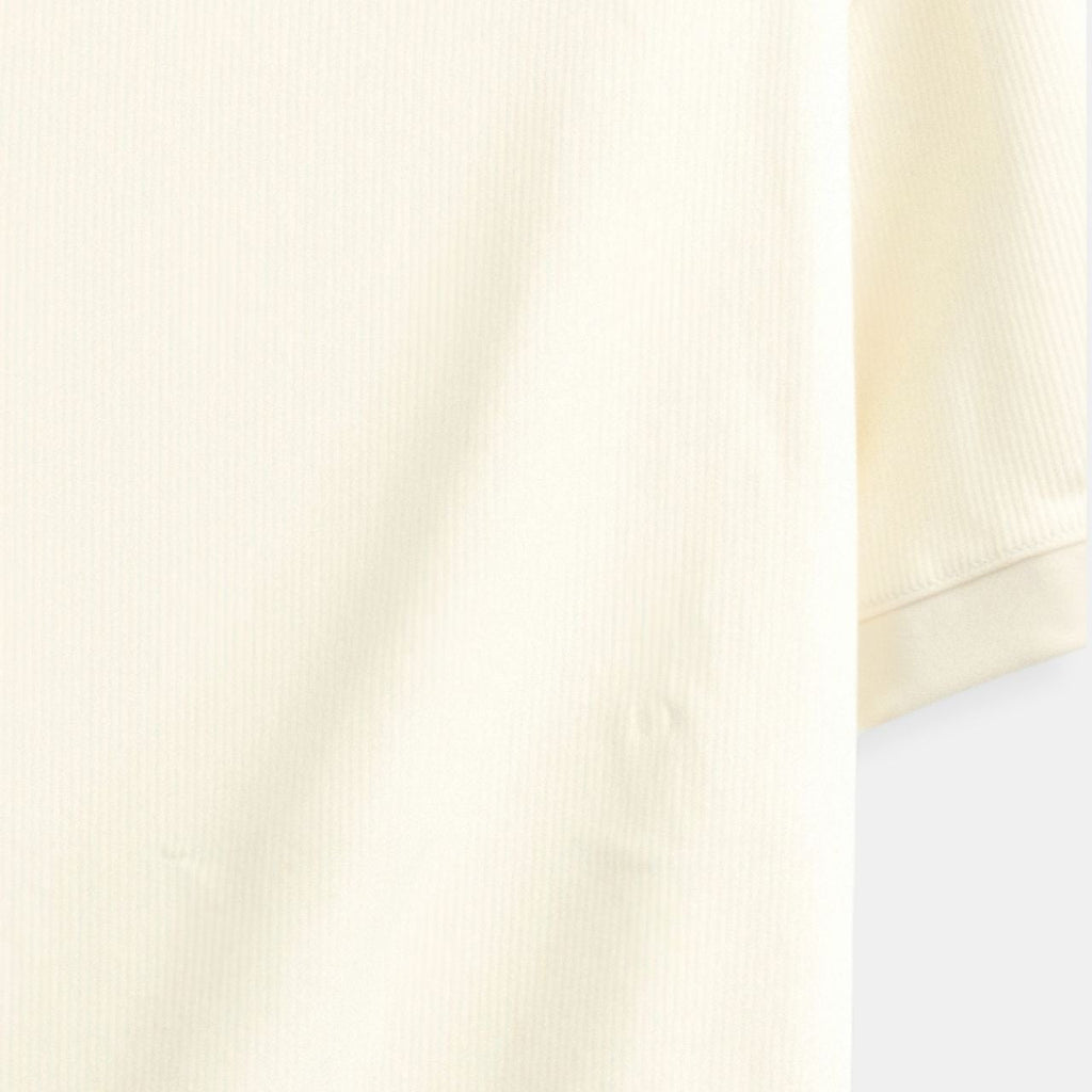 Structured V-Neck Short Sleeve Polo Shirt for Men
