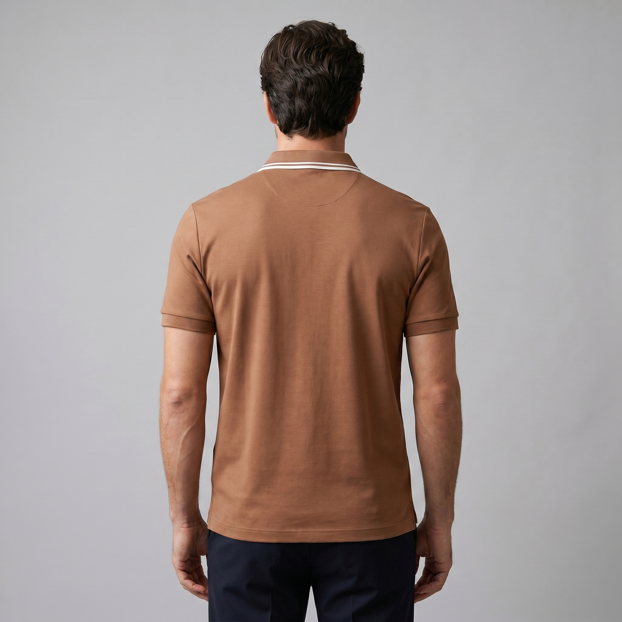 Short Sleeve Zip Polo Shirt for Men | Casual Everyday Fit