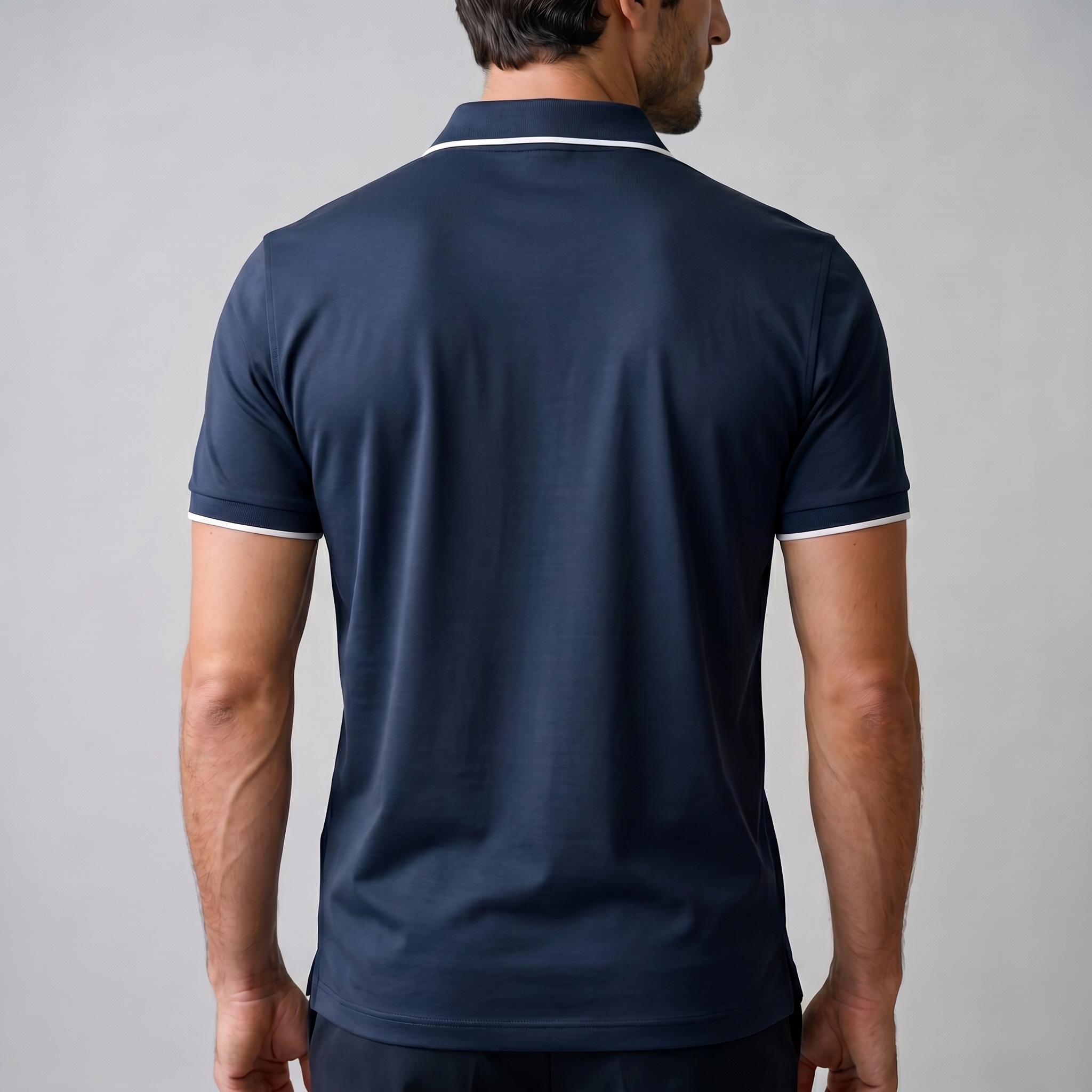Short Sleeve Zip Polo Shirt for Men | Casual Everyday Fit