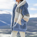 Warm Women's Winter Jacket with Hood | Zipper, Long Sleeve