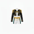 Black White and Gold K-Pop Hero Two Piece Costume for Boys | Halloween