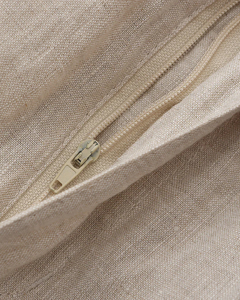 Linen Straight Fit Shorts for Men | Summer Casual