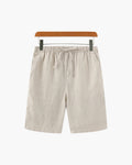 Linen Straight Fit Shorts for Men | Summer Casual