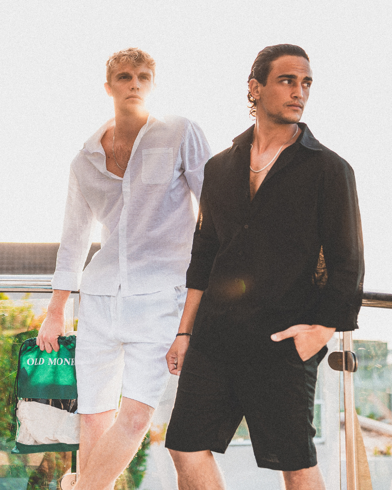 Linen Straight Fit Shorts for Men | Summer Casual