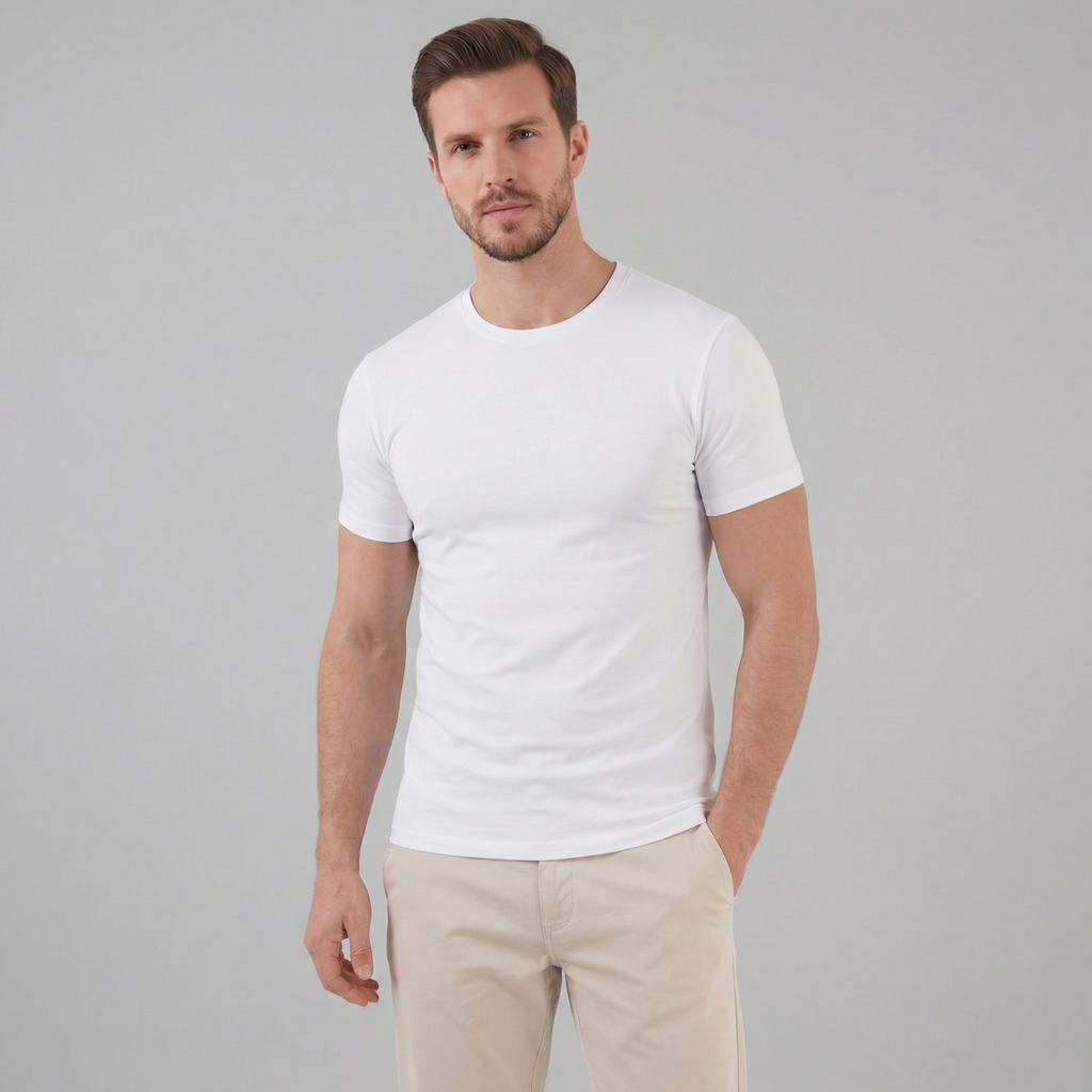 Slim Fit Crew Neck T-Shirt for Men | Everyday Casual