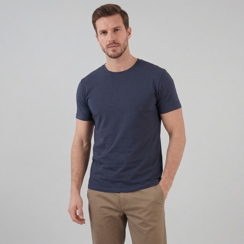 Slim Fit Crew Neck T-Shirt for Men | Everyday Casual
