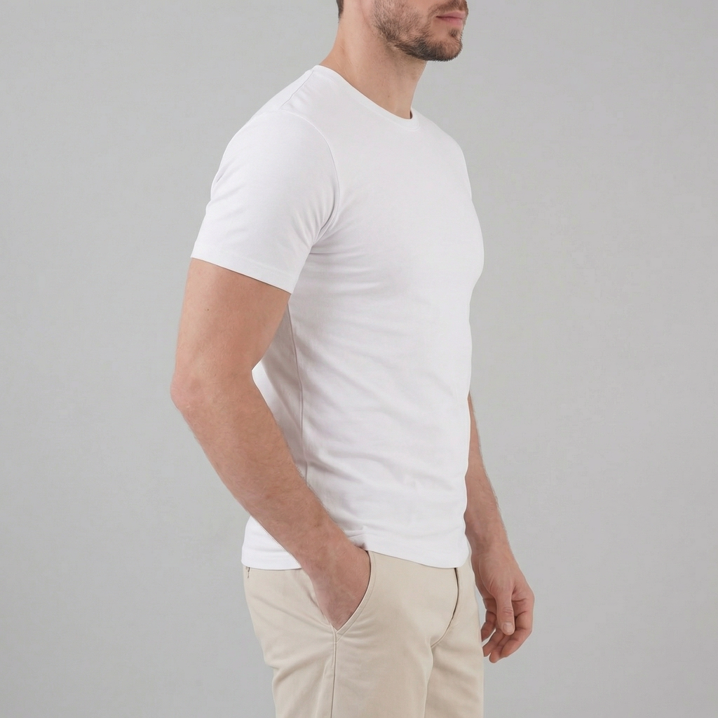 Slim Fit Crew Neck T-Shirt for Men | Everyday Casual