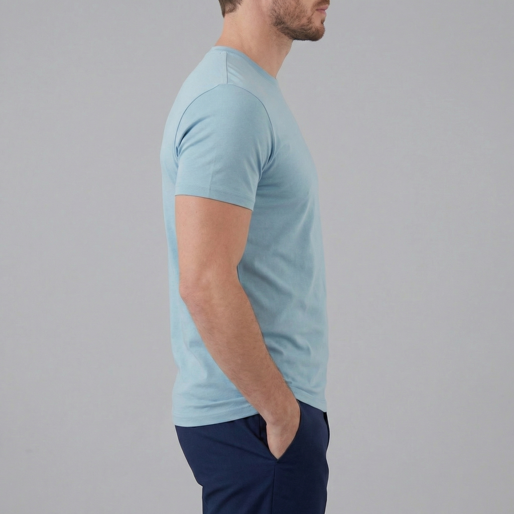 Slim Fit Crew Neck T-Shirt for Men | Everyday Casual
