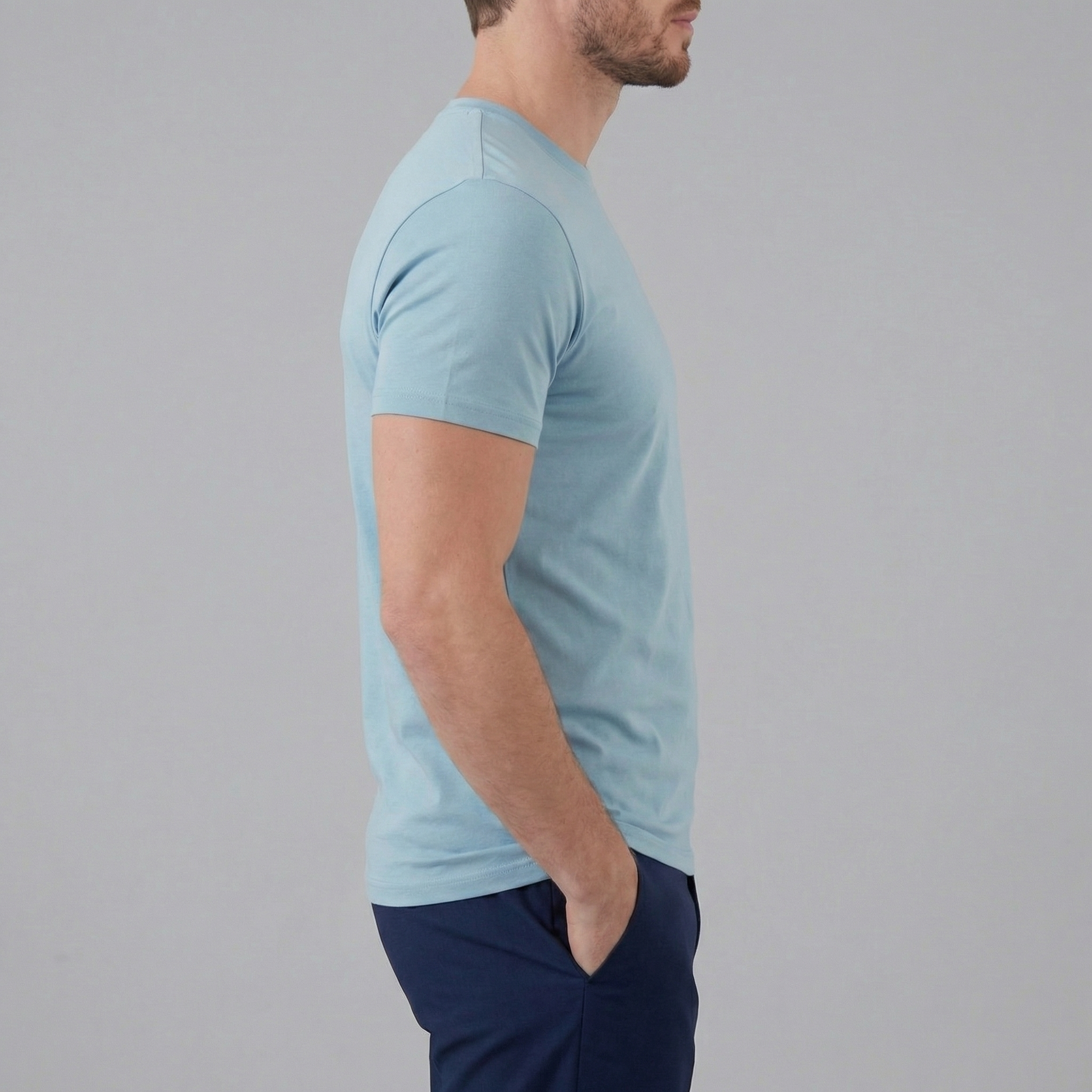 Slim Fit Crew Neck T-Shirt for Men | Everyday Casual