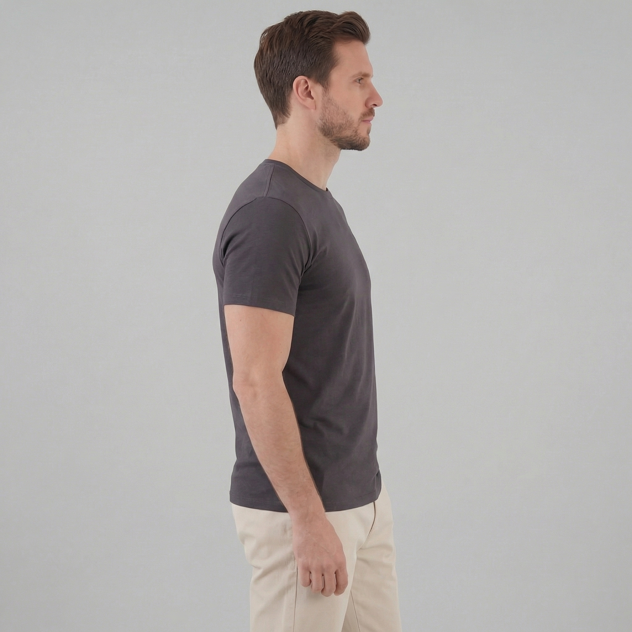 Slim Fit Crew Neck T-Shirt for Men | Everyday Casual