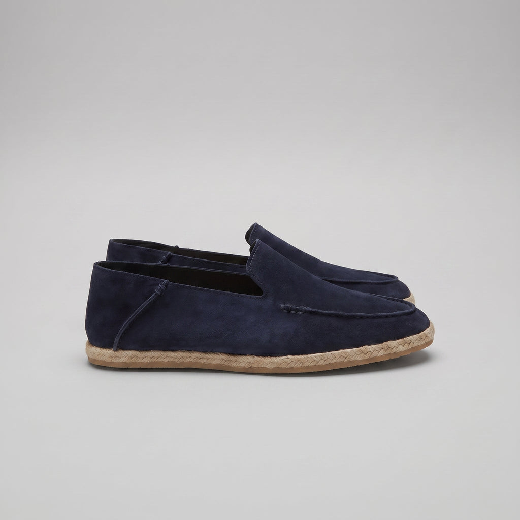 Suede Espadrille Loafers for Men | Summer Casual Slip-On