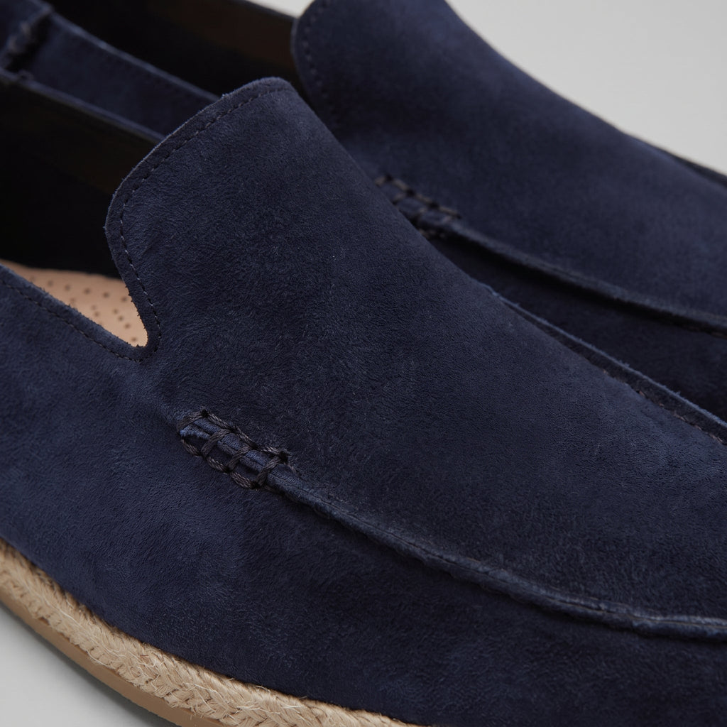 Suede Espadrille Loafers for Men | Summer Casual Slip-On
