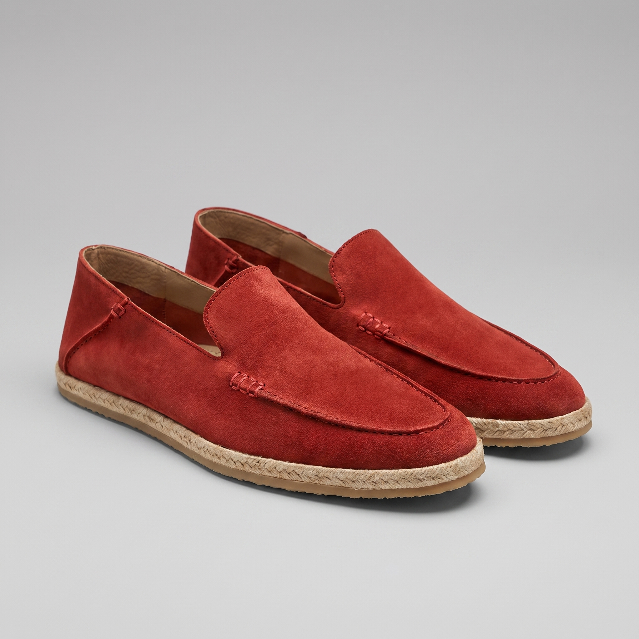 Suede Espadrille Loafers for Men | Summer Casual Slip-On