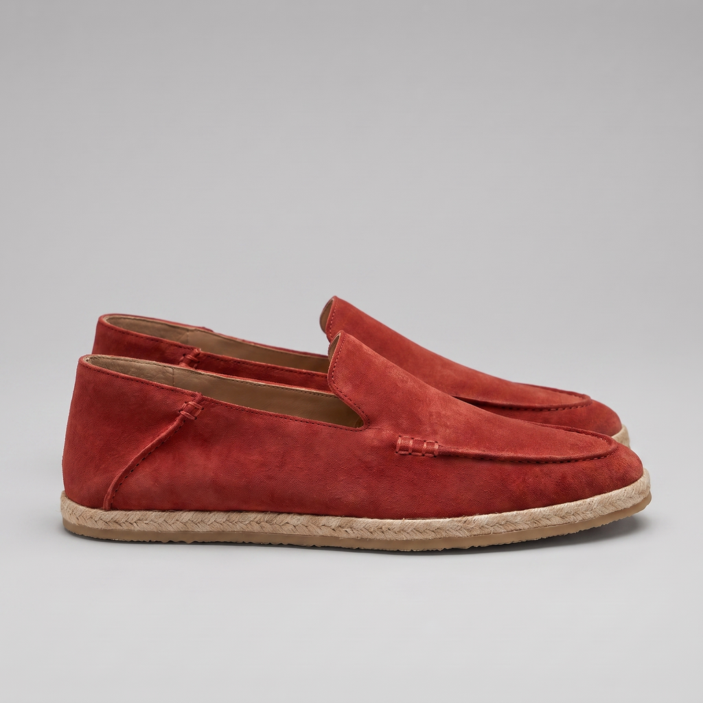 Suede Espadrille Loafers for Men | Summer Casual Slip-On