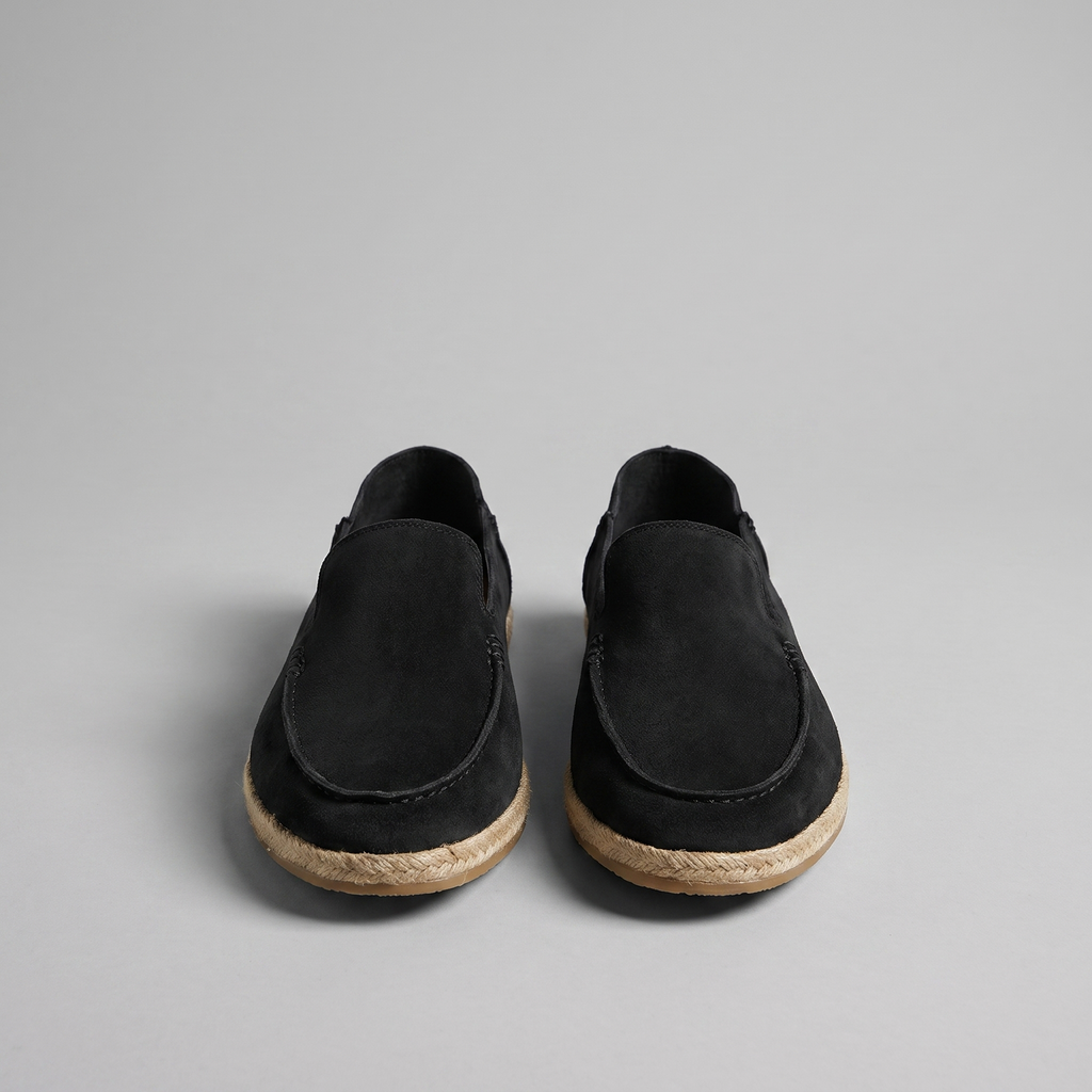 Suede Espadrille Loafers for Men | Summer Casual Slip-On