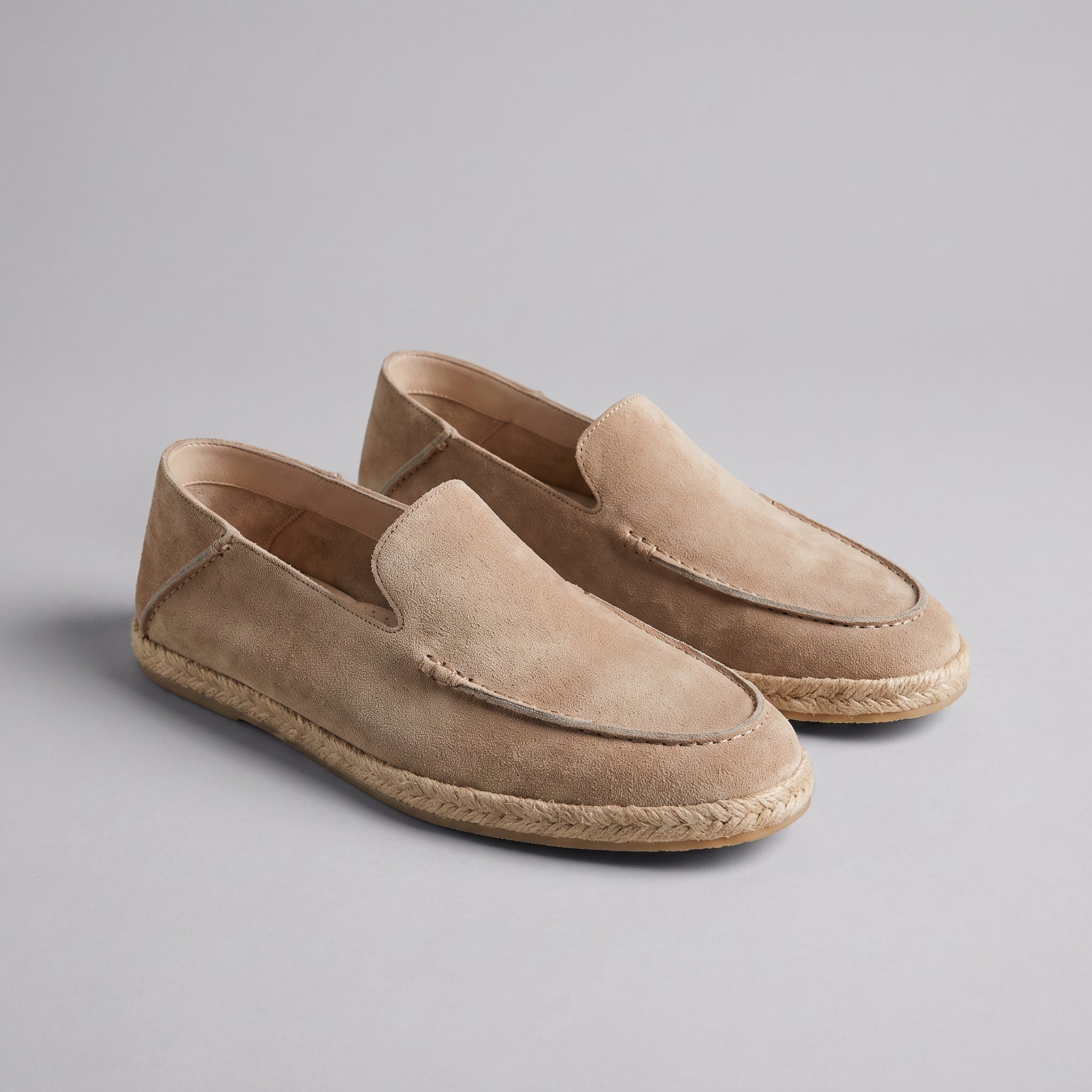 Suede Espadrille Loafers for Men | Summer Casual Slip-On