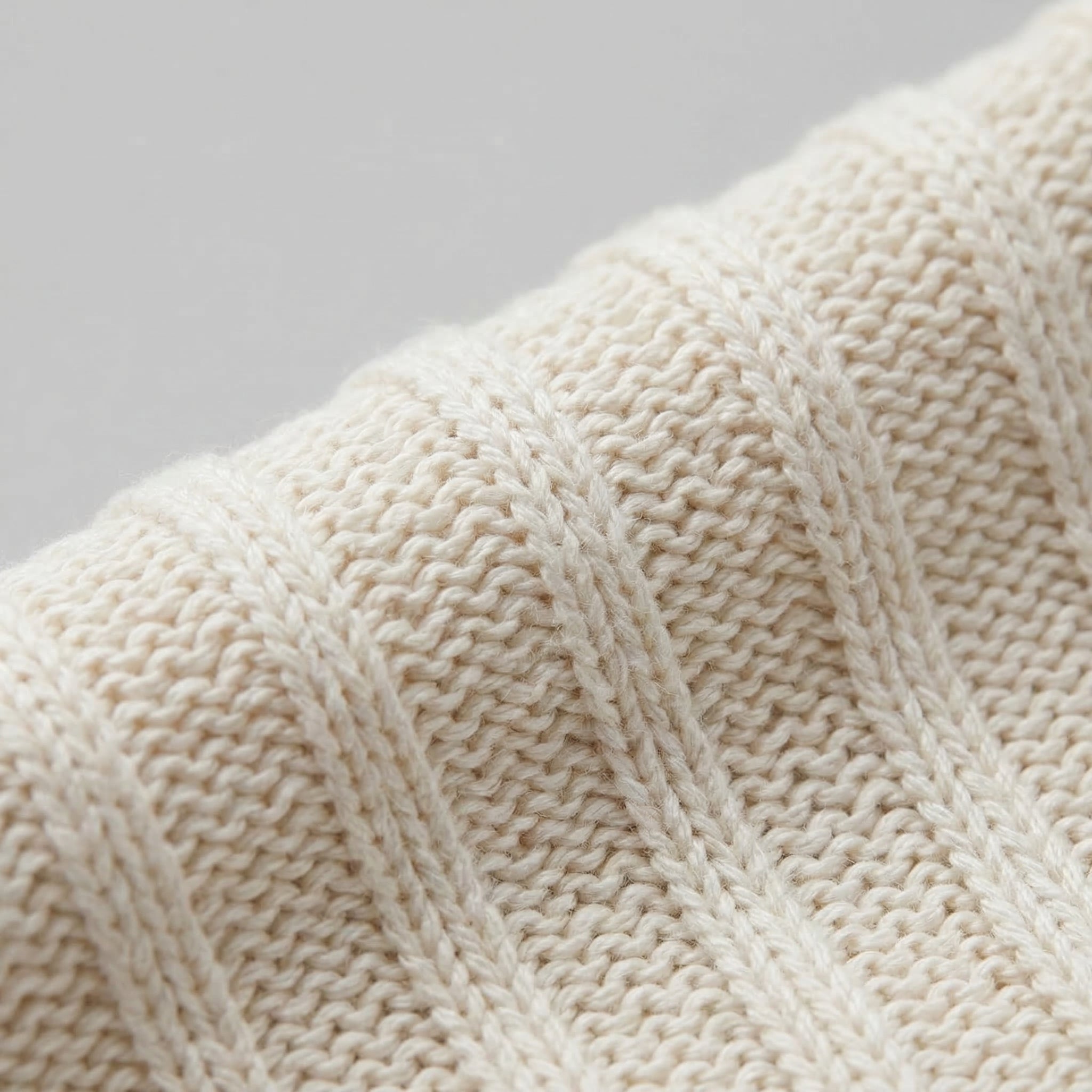 Ribbed Knit Long Sleeve T-Shirt for Men