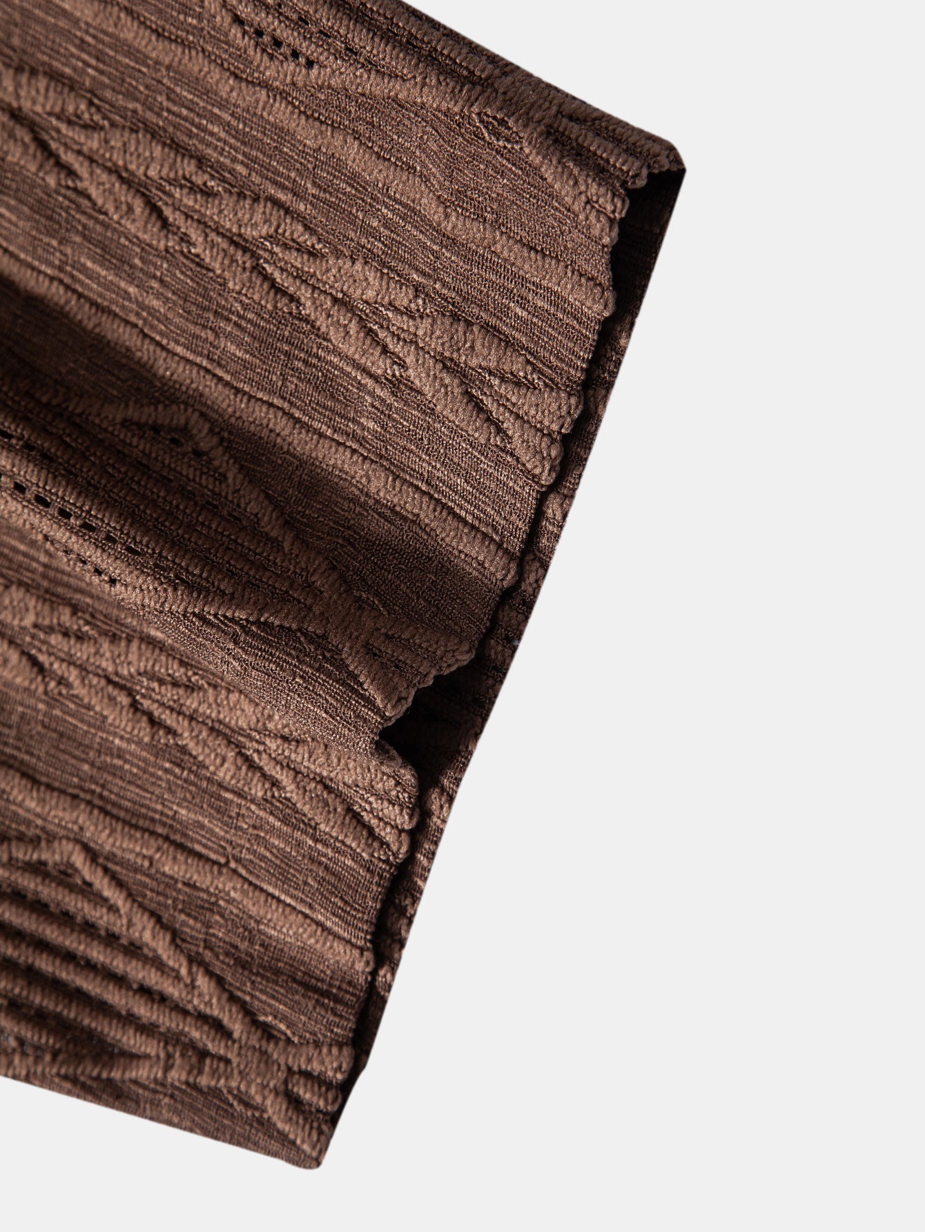 Textured Camp Collar Short Sleeve Shirt for Men