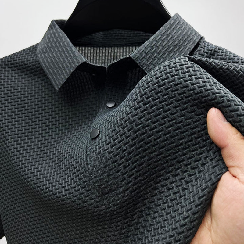Button Placket Collared Casual Polo Shirt for Men | Summer Everyday Wear