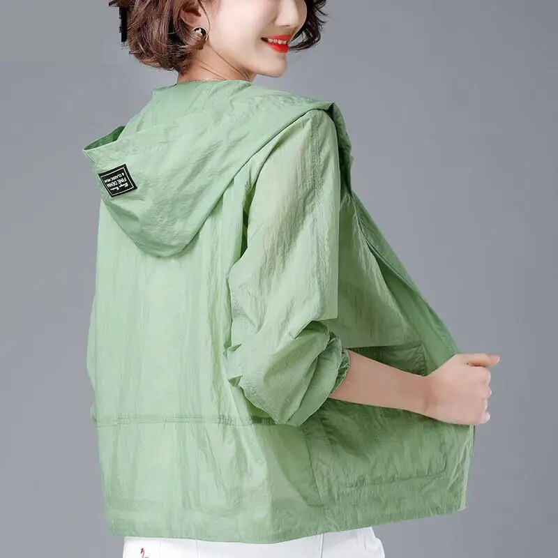 Light Women's Summer Jacket | Hooded Jacket