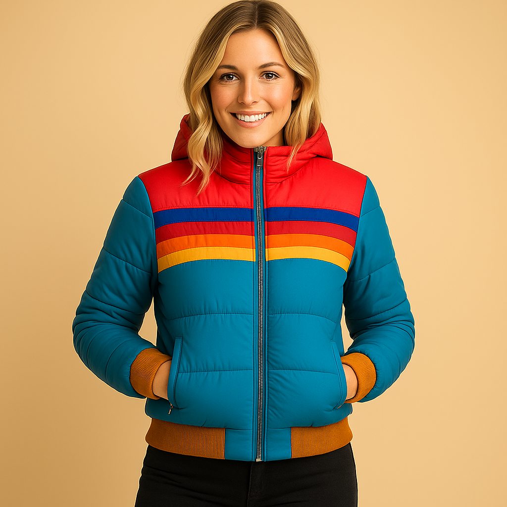 Women's Winter Coat | Warm Quilted with Hood