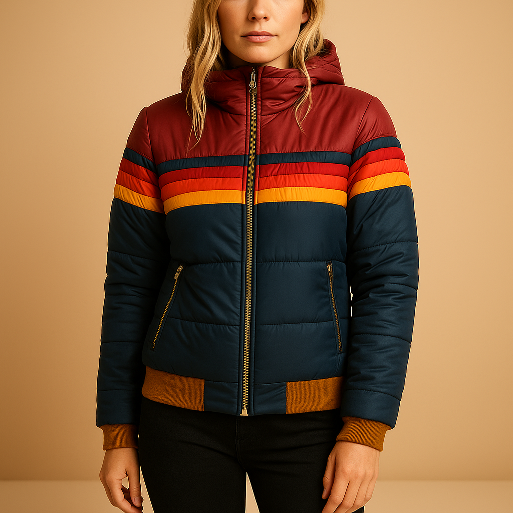 Women's Winter Coat | Warm Quilted with Hood