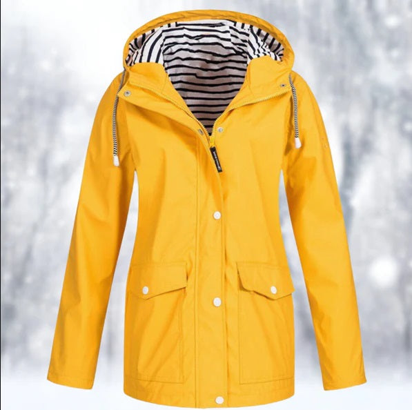 Women's Waterproof Hooded Jacket | Long Sleeve